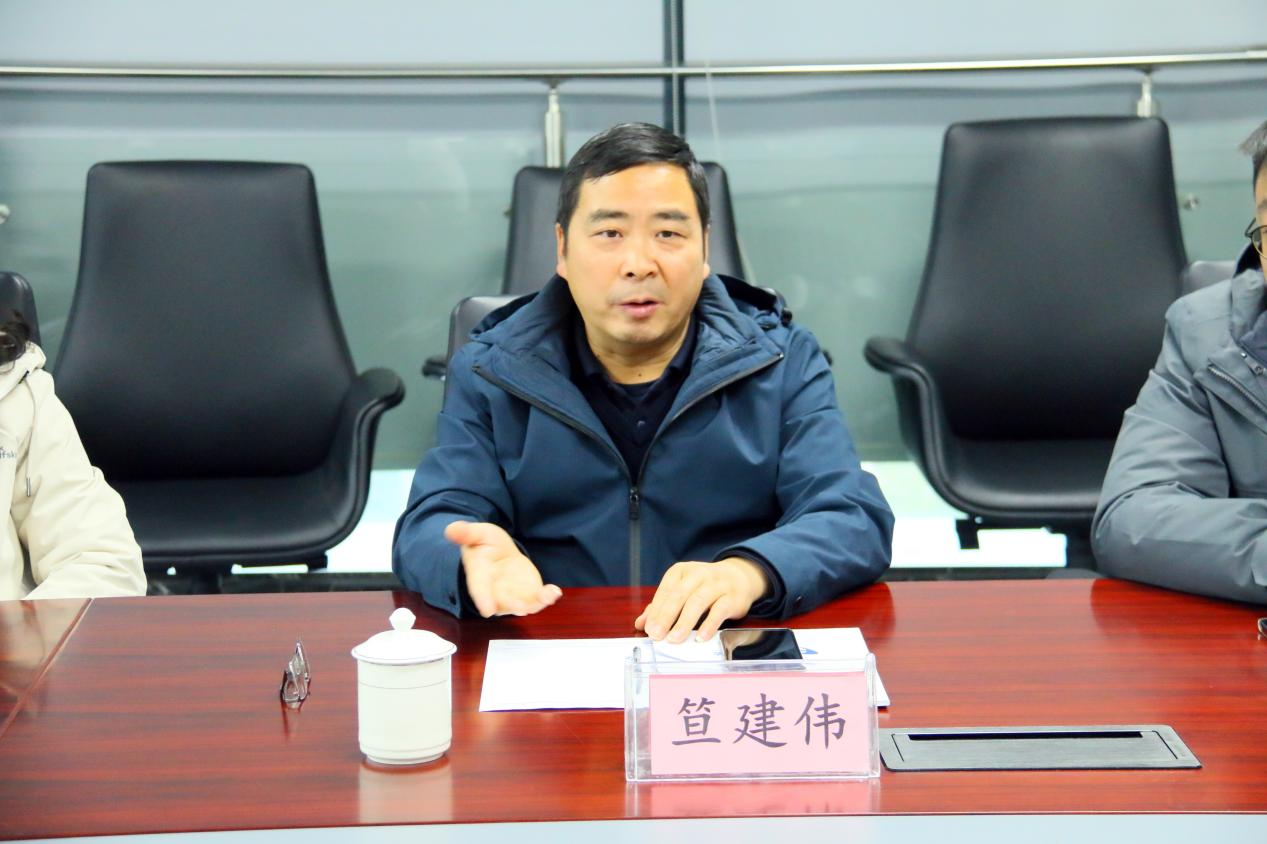 昌达路桥工程集团执行董事笪建伟一行莅临交欣科技参观交流—富煌集团